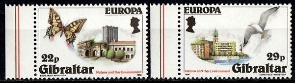 Gibraltar 1986 S.G. 532-533MNH (1351)