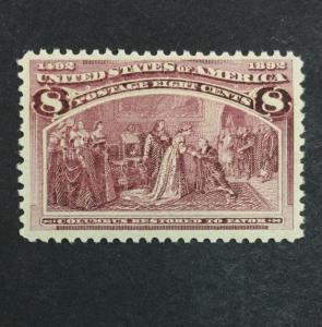 US #236 MINT OG LH $70 LOT #8280