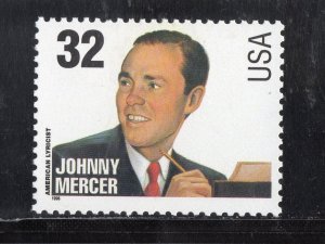3101 * JOHNNY MERCER ~ SONGWRITERS  * U.S. Postage Stamp MNH