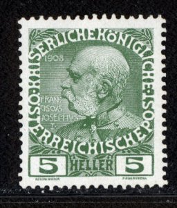 Austria 1908  Scott #113 MLH