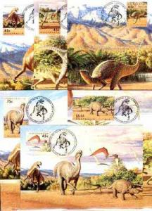 Australia 1993 Prehistoric Animals complete set of 6 each...