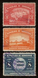 Honduras #338-340 used