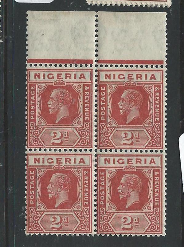 NIGERIA (P2206B) KGV 2D SG 19 BL OF 4    MNH