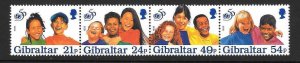 GIBRALTAR SG780a 1996 U.N.I.C.E.F. MNH