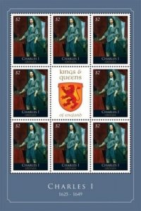 Grenada - 2011 - Kings & Queens Of England Charles I - Sheet Of 8 - MNH
