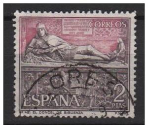 Spain 1968 - Scott 1536 used - 2p, Tomb of Martin Vazquez 