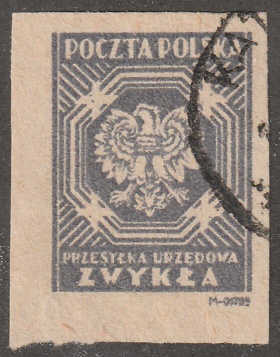 Poland,  Scott#O-21A,  used, hinged,  Official stamp