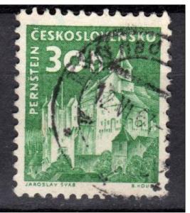 Czechoslovakia 1960 Scott 973 used - 30h, Pernstein Castle 