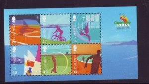 Guernsey Sc 800a 2003 Island Games stamp sheet mint NH