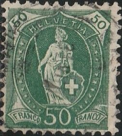 Switzerland, #123 Used  From 1907