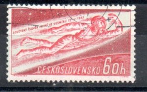 CZECHOSLOVAKIA - 1961 - FIRST COSMONAUT - SPACE - Used - 60h