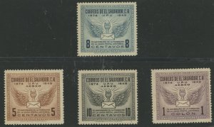 Salvador, El #613/C122-C124  Single (Complete Set)