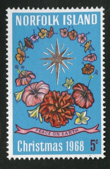 Norfolk Island Scott 121 MNH** Christmas 1968 stamp