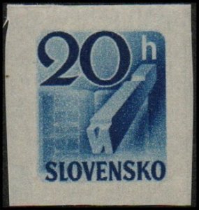 Slovakia P33 - Mint-NH - 20h Printing Type Block N (1943) (cv $0.35)