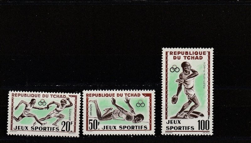 Chad  Scott#  83-84, C8  MNH  (1962 Abidjan Games)