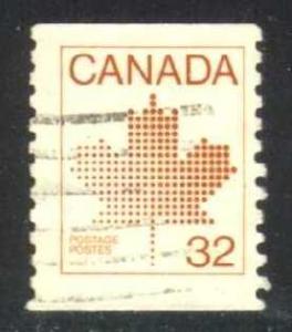 Canada # 951 Maple Leaf, used