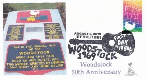 Woodstock 50th Anniversary FDC