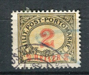 BOSNIA; 1901 early Postage Due issue fine used 2h. value