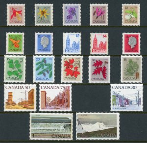 Canada 705-727 Unused (MH) (missing 705 & 723A)