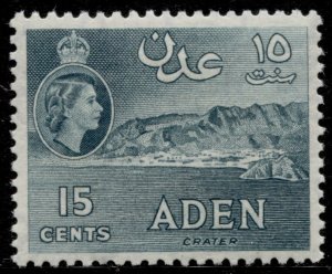 STAMP STATION PERTH Aden #50a QEII Definitive - MVLH