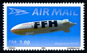 MUSOGRAD, MICRONATION - 2004 - Zeppelin NT - Perf 1v - M N H -Private Issue