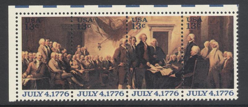 United States 1976 #1691-1694 Independence Strip Stamps MNH