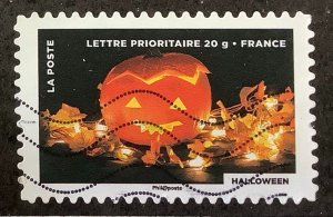 France 2012 Scott 5437 used - Stamp Day,  Halloween