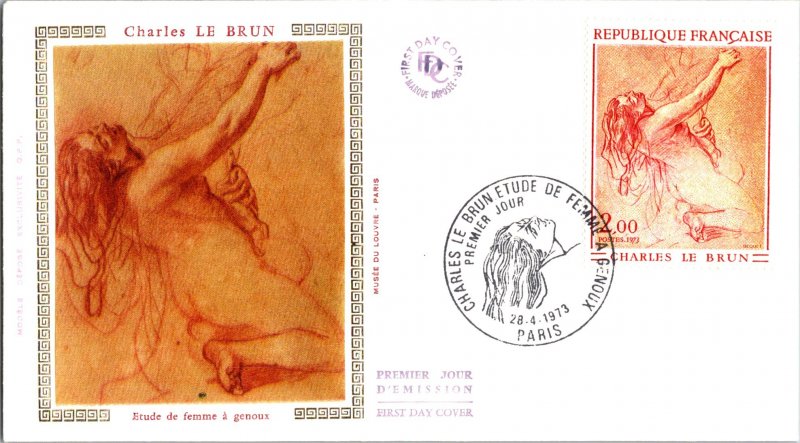 France, Worldwide First Day Cover, Art