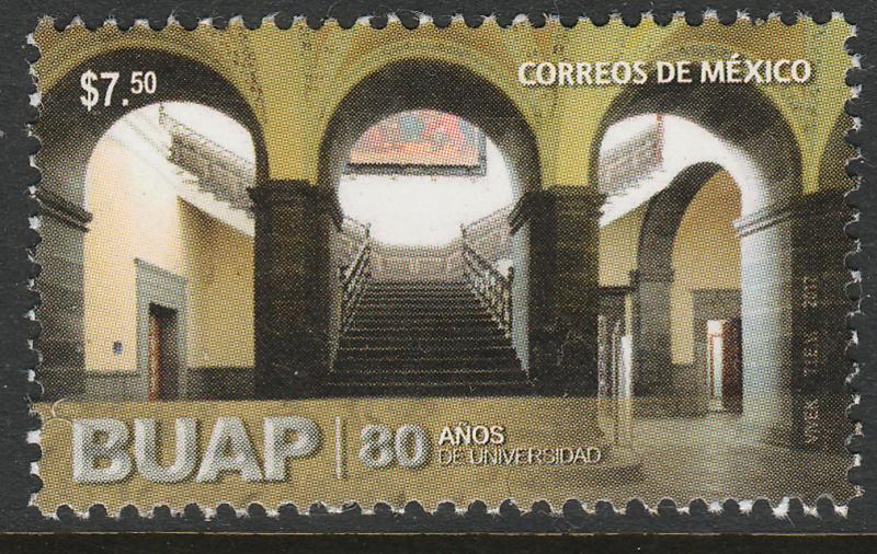 MEXICO 3079, PUEBLA STATE UNIVERSITY. MINT, NH. VF.