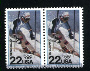 USA 2369   -1   Pair   Used   1988 PD