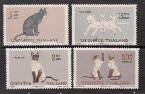 Thailand #572 - #575 VF/NH Cat Set