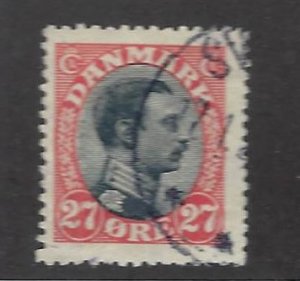 Denmark SC#110 Used F-VF SCV$60.00...nice bargain!!