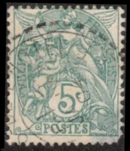 STAMP-S 1c FILLER, FRANCE 1900 5c #113