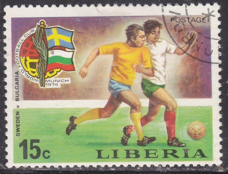 Liberia 680 World Cup Soccer 1974