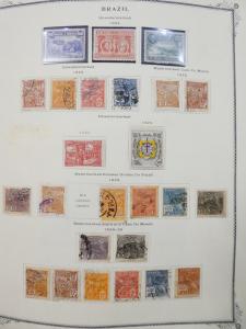 EDW1949SELL : BRAZIL Extensive Mint & Used collection on pages with many Better.