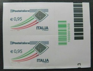 Italy Italia 2014 Codice a Barre 0,95 MNH** 12220