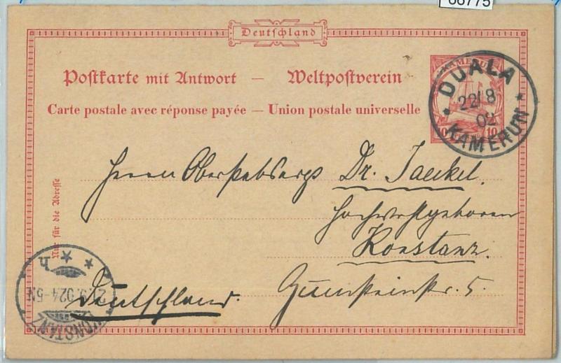 66775 - GERMAN COLONIES - Postal History - STATIONERY CARD from DUALA Cameroon