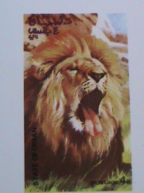 ​OMAN- LOVELY BEAUTIFUL WILD ANIMALS IMPERF: MNH S/S VF-EST.VALUE $14