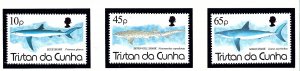 Tristan da Cunha 551-53 MNH 1994 Sharks