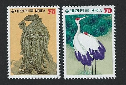 Korea MNH multiple item sc 1357-1358