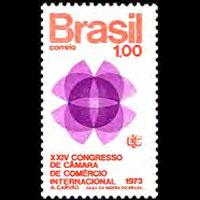BRAZIL 1973 - Scott# 1283 Commerce Chamber Set of 1 NH