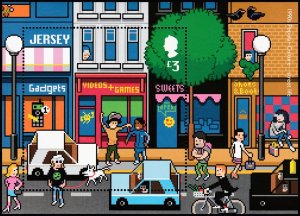 Jersey 2021 MNH Stamps Souvenir Sheet Popular Culture - The 1990s Computer Games