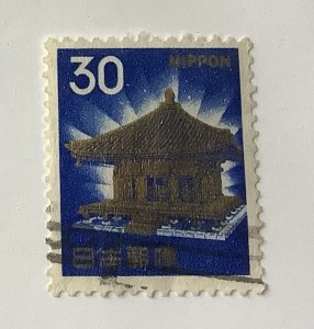 Japan 1966 Scott 882a used - 30y,  Golden Hall, Chusonji