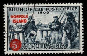 NORFOLK ISLAND SG23 1959 150th ANNIV.OF AUSTRALIAN POST OFFICE FINE USED