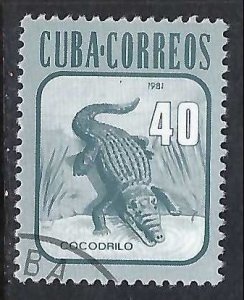 Cuba 2462 VFU FAUNA Z7645-4