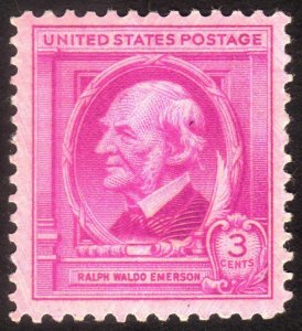 1940, US 3c, Ralph Waldo Emerson, MH, Sc 861