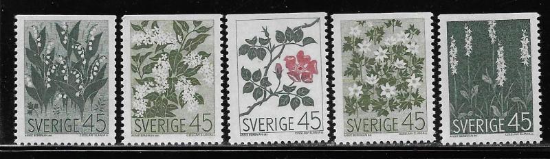 SWEDEN SC# 782-86  FVF/MNH 1968