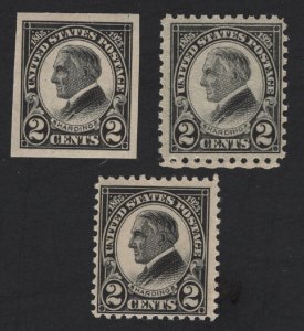 United States MINT Scott Number 610-612  MNH  F-VF  #B8  - BARNEYS