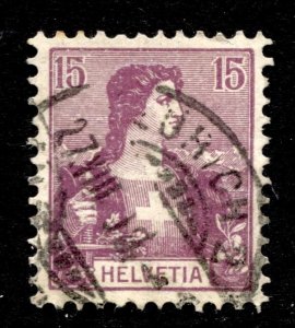 Switzerland Stamp #131 USED FU SINGLE