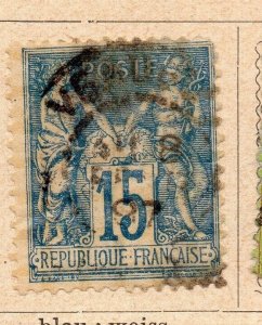France 1884-93 Early Issue Fine Used 15c. NW-08512